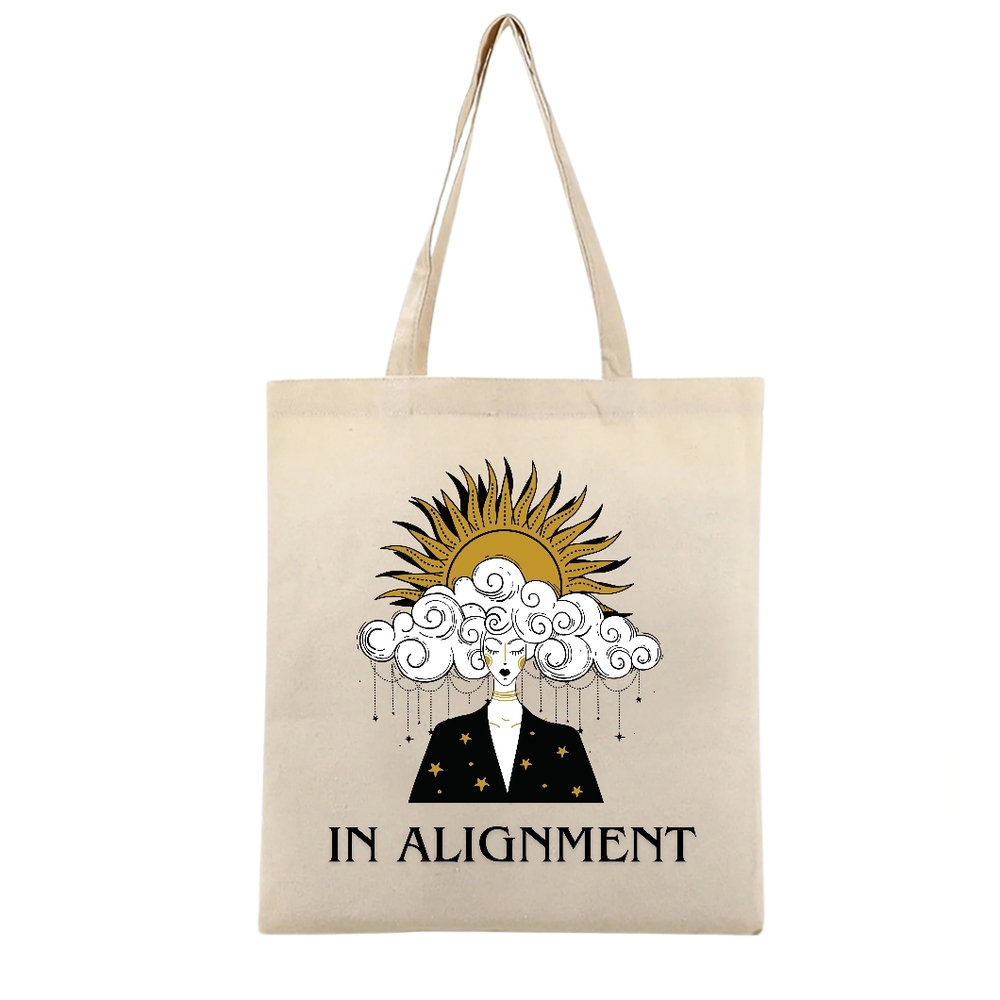 Graphic Designed Canvas Tote
